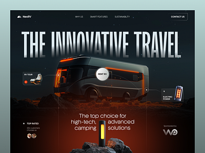 Landing Page for a Consumer Brand ✦ NexRV landing landing design landing page landing page design landing ui landing ux