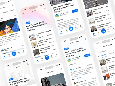 Mobile Articles - Lookscout Design System android clean design ios layout lookscout mobile responsive ui user interface ux