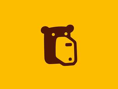 Sweet tooth bear logo animal bear brand branding face for sale head logo mark nagual design