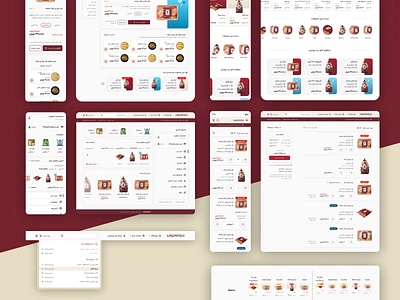 Dorna protein Shop (wholesale & retail) shopping touchpoint ui ux website