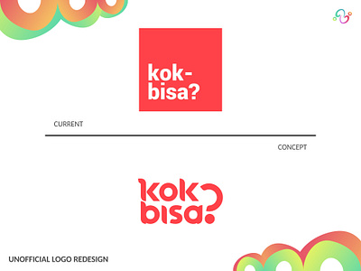 Kok Bisa? Logo Redesign (UNOFFICIAL) brand brand design brand designer company indonesia karya anak bangsa karya anak negeri kok bisa logo design logo designer logo idea logo inspiration logo redesign logomark logotype nusantara product umkm youtube zzoe iggi