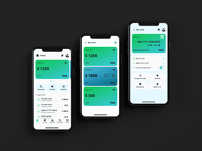 Mobile Banking App app banking concept mobile app redesign ui uiux