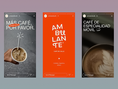 Ambulante - Cafe Branding bakery bean brand identity branding cafe cafeteria coffee coffee shop cup design expresso graphic design identity logo logotype mockup restaurant branding tea typography visual identity