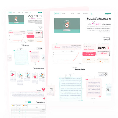 Wellness & Recovery App LandingPage app chart creativedesign design digitalhealth exercise fitness app fitnness halthcare health healthcare landingpage landingpage minimal productdesign recovery sport timer ui ux wellnessapp