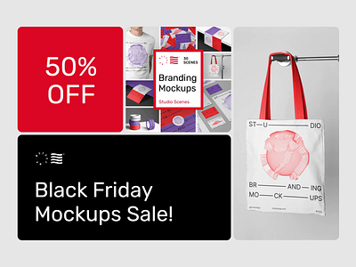 Studio Branding Mockups blackf friday branding business card canvas bag design download identity logo mockup mockups notebook paper psd sale stationery studio tape template tote bag typography