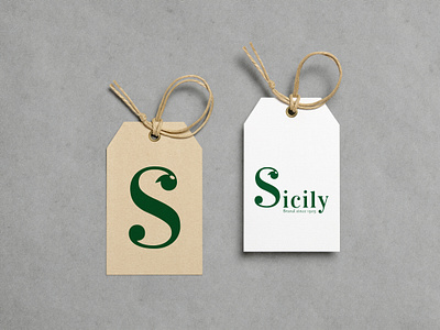 Sicily brand brand identity branding branding identity business card creative design design graphic design identity illustration label tag logo logo design mockup stationery vector