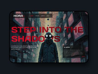 HORA- landing page ui