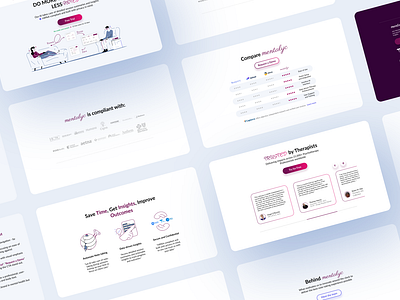 😶Mental Health Website - Pitch Deck branding chart design google slides healthcare keynote keynotes medical mental mental health pitch deck power point powerpoint template ppt presentation slide slides statistic stats template