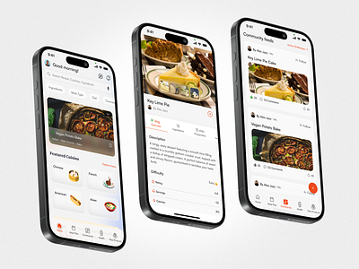 Simplify Meals Your Way app design clean cook diet meal food health healthy meal plan meal planning minimal mobile app recipe ui