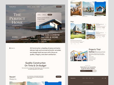 Building Blocks | Construction firm Landing page