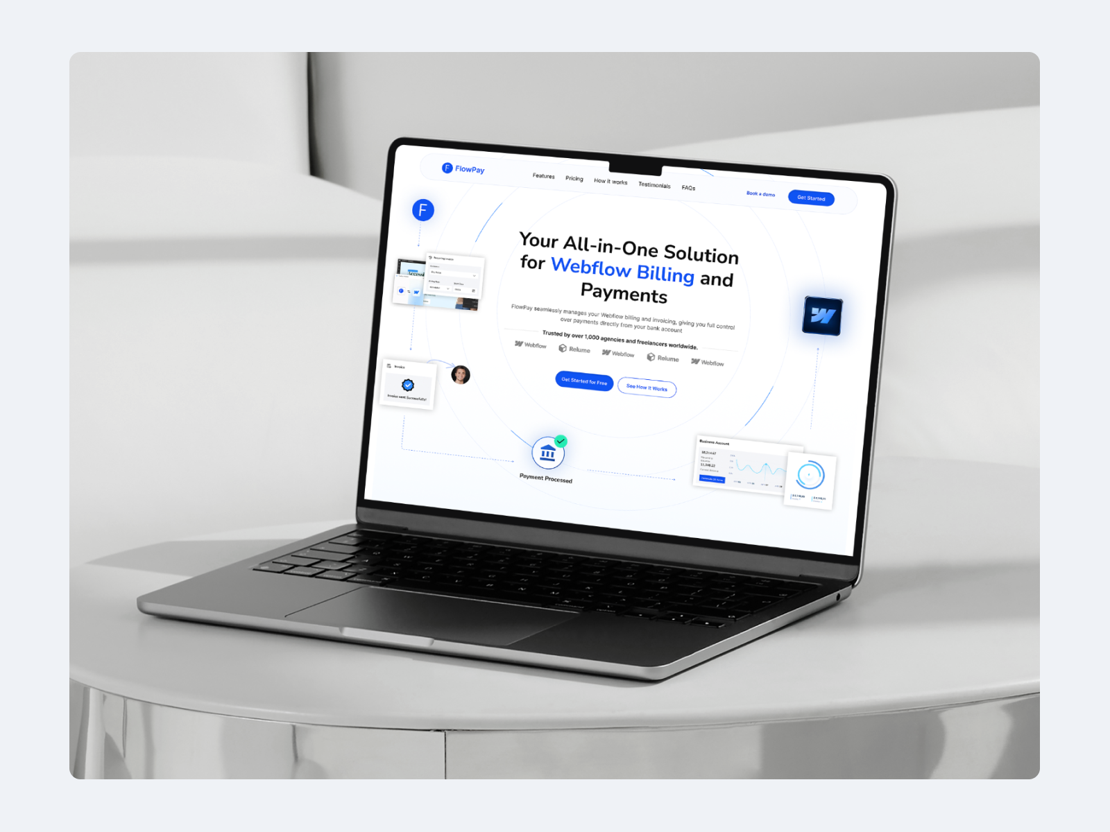 Web Design for SaaS Project brand identity brandidentity branding design figma illustration ui uidesign uxdesign webdesign websitedesign