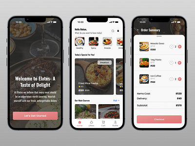 Menu for a Restaurant dailyui figma menuitems uidesign uxdesign