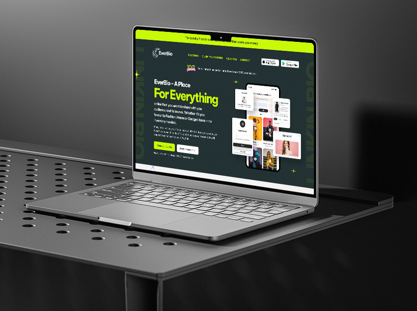 EverBio Marketing Agency UI Concept app design dashboard design dashboard ui design design figma design figma website landing page design ui ui design ui ux design ux design