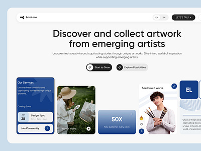 Bento UI Landing Page bento herosection landingpage ui