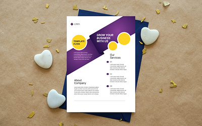 Corporate Business flyer print design