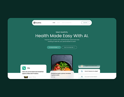 Healthify Website Redesign branding figma design graphic design healthify logo motion graphics ui uiux design