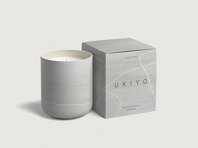 Candle Package Texture & Design candle grey package packaging