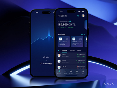 Rebuilding a Reliable Trading & Investing Platform app design banking banking design bbva cx dark ui dashboard design finance financial fintech garanti turkey turkiye ui user experience user interface ux ux design