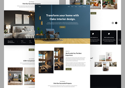 Interior Design Landing Page design interior interior design landing page product product design ui ux