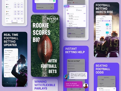 App Store Screenshots | Casino/Slots app app app store app store screenshots application aso betting betting app casino design football bet hard rock hard rock bet mobile marketing parlays slots