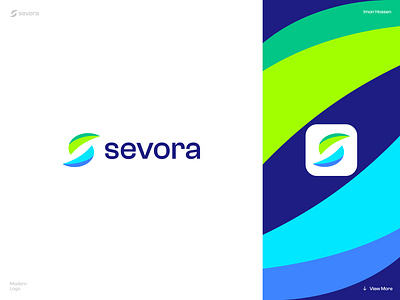 Investment Logo of Sevora, Financial Logo ecommerce invest investment logo user experience web web design webdesign website