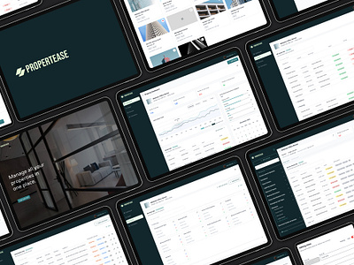Propertease - Property Management Tool app design ui uiux ux design uxui web web design