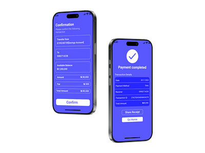 Mobile Payment Confirmation Screen design figma product design ui ui design user interface ux design