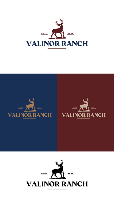 Valinor Ranch Logo design branding design graphic design logo web design