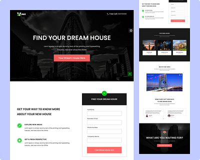 Webside: Landing Page Design adobi photoshop e comarch web design figma landing page mobile app design rabbi ui user experince user interface ux vesual design web design