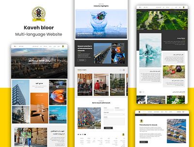 Kaveh bloor corporation website company website corporation website ui ux website design