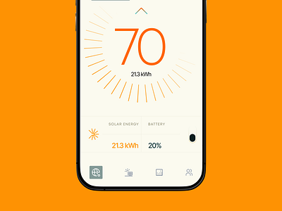 Solar app branding color design illustration iphone logo page ui web