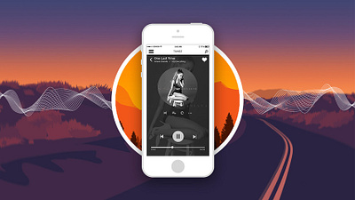 Tunez app branding design graphic design illustration typography ui ux