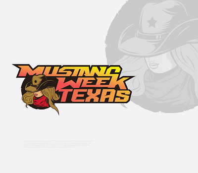 Mustang Week Texas Logo design adobe photoshop animation branding design graphic design illustration logo motion graphics vector