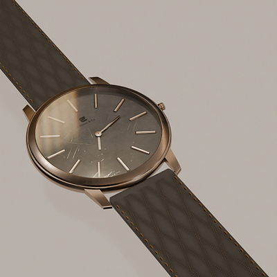 Minimalist Luxury Watch Design - Blender 3d 3d modeling blender3d product design watch design