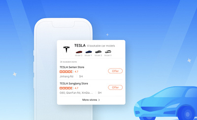 EV test drive scheduling app design graphic design ui ux