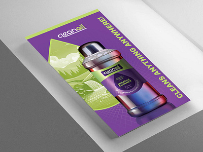 cleaning product branding & packaging concept branding de design graphic design leaflets logo