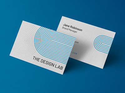 Arched Letterpress Business Card arches branding business card letterpress