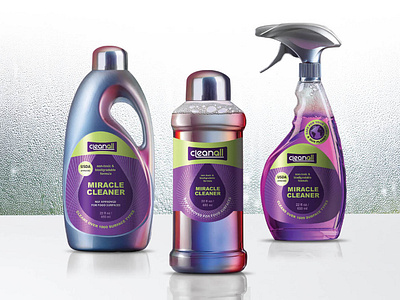 cleaning product branding & packaging concept branding design graphic design packaging packaging design visual identity