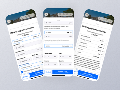 Monthly Payement Calculator Mobile App Ui app design mobile monthly payment calculator payment payment app payment calculator payment calculator app payment calculator design payment calculator mobile payment calculator screen payment calculator ui payment design payment interface payment mobile payment page payment screen payment ui screen ui