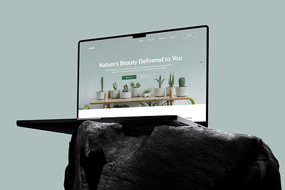 Nature's Plants website Landing Page app design dashboard design design figma design figma website illustration landing page design ui ui design ui ux design