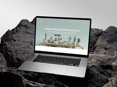Nature's Plants website Landing Page app design dashboard design design figma design figma website illustration landing page design ui ui design ui ux design