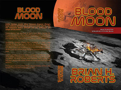 Blood Moon Cover Art and Design 2dart book book artworks coverart coverdesign design digitalillustration environmentart illustration mars planet sciencefiction scifi space spaceart spacestation