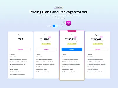 Pricing Plan UI Design Concept design figma package plans pricing pricing page pricing plans typography ui ux website