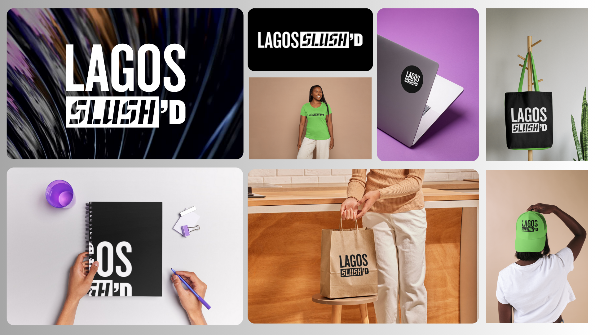 Website, Logo and Brand design for LAGOS SLUSH'D branding creative direction identitydesign lagos slushd logo logo design slush slushd visualidentity