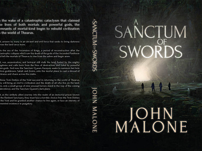 A Sanctum of Swords Cover Art and Design 2dart 2denvironment book book artworks bookcoverdesign commissionproject coverart coverdesign design digitalillustration environmentart fantasy fantasybook illustration temple