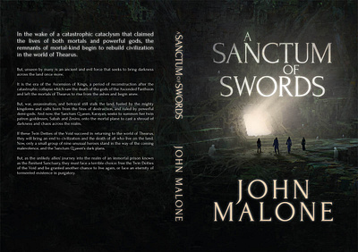 A Sanctum of Swords Cover Art and Design 2dart 2denvironment book book artworks bookcoverdesign commissionproject coverart coverdesign design digitalillustration environmentart fantasy fantasybook illustration temple