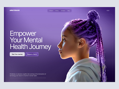 Mental Health Website Design landing page mental health mental health website saas template ui ui design uiux uxui web page web ui webdesign website