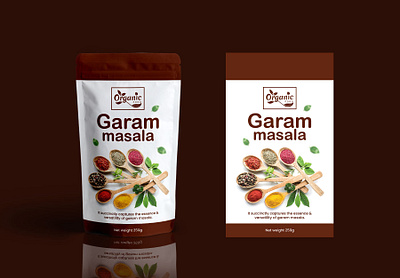 Masala Pouch Packaging Design amazon prodact design branding design graphic design label design logo motion graphics packaging design pouch packaging design prodact prodact desig prodact design