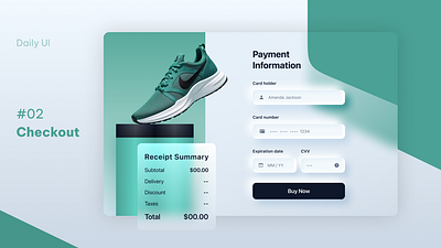 Daily UI - Checkout page design ui