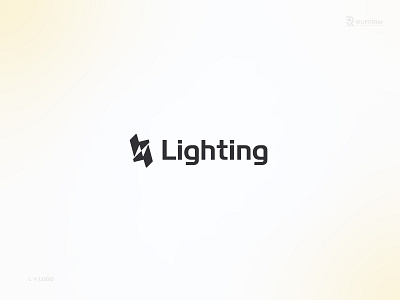 LIGHTING bolt logo branding design graphic design illustration l letter logo l logo letter l logo letter logo light logo lighting lighting logo llogo logo spark logo strike logo thunder thunder logo typography ui